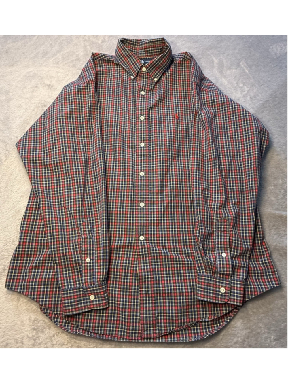 Polo Ralph Lauren Shirt Mens Plaid Button Down Men’s Size XL